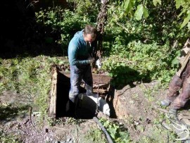 Замена деревянной шахты Вырица