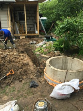 Чистка, ремонт, утепление, водопровод в дом. СНТ им. Фрунзе