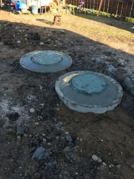 Строительство септика СНТ Рахья