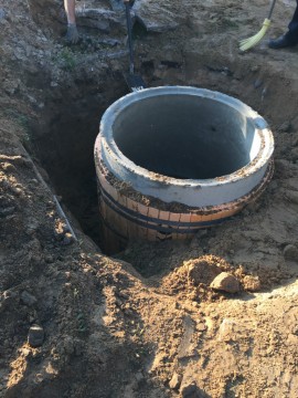 Замена колец СНТ Березка с утеплением