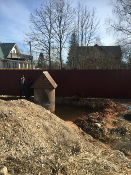 Рождествено, углубление колодца