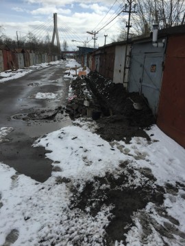 Дренаж въезда в гаражи