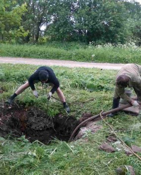 Замена деревянной шахты колодца